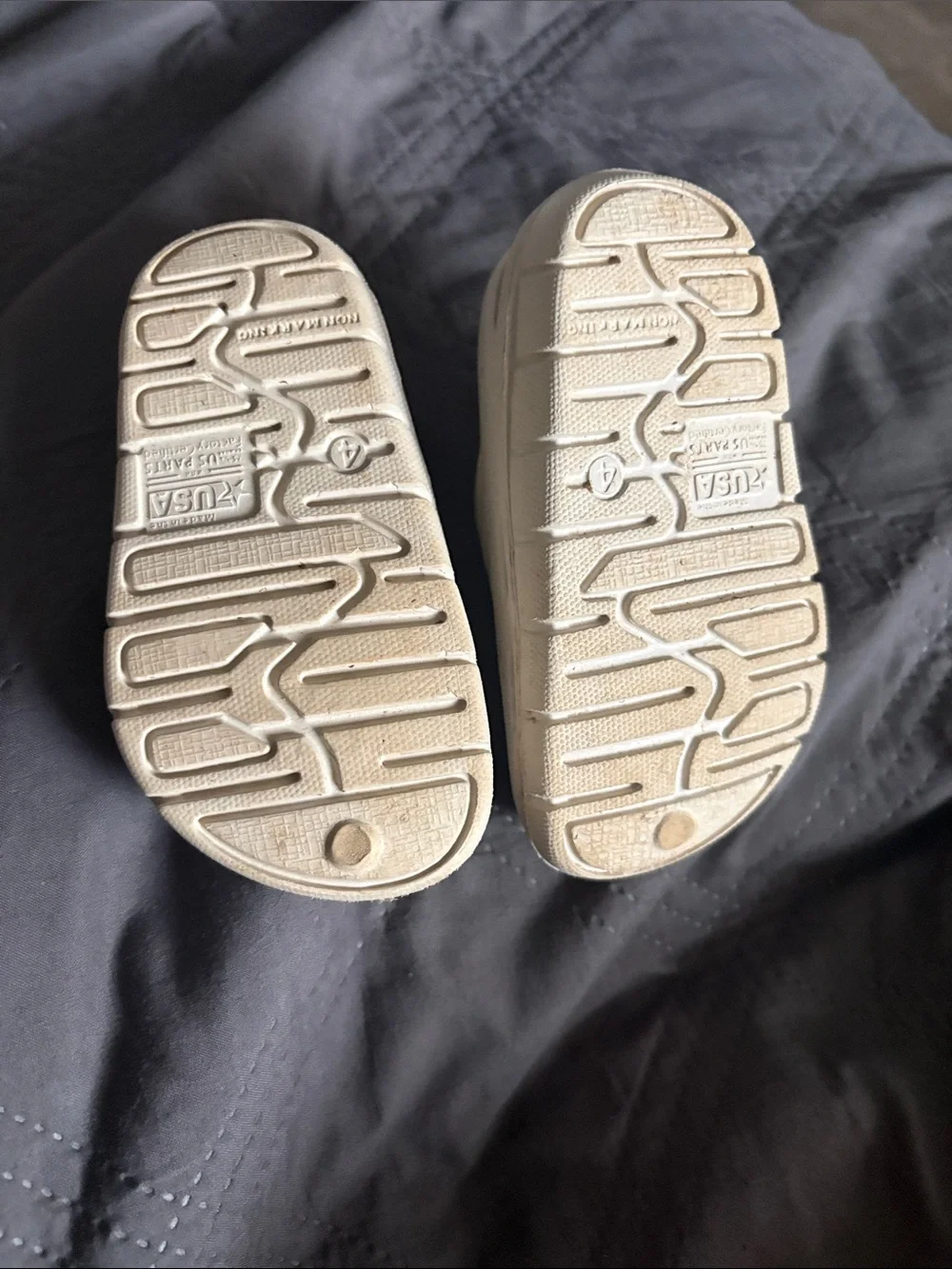 Kids Lightweight Slip-On Clog - Cream